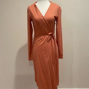Diane Von Furstenberg Coral Wrap Dress